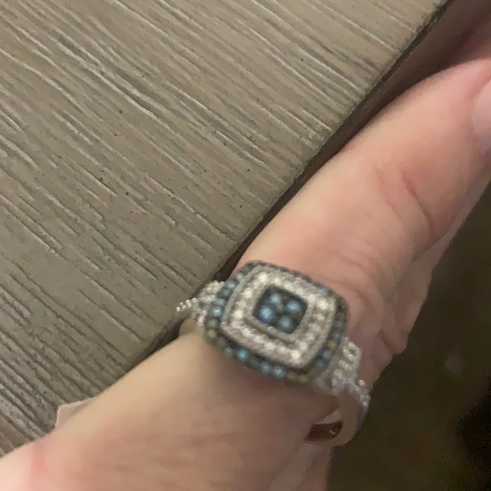 London topaz and diamond ring sold at Zales